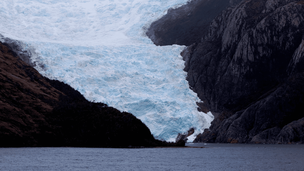 Krisztian wakes up to the icy beauty of the Beagle Channel, South America.