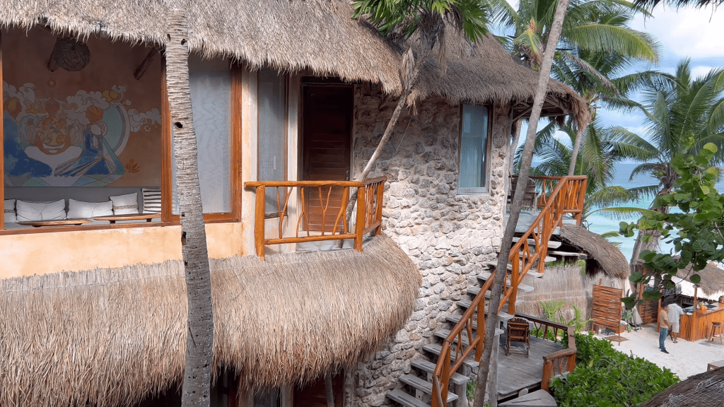 Exterior view of the Alaya Hotel in Tulum.