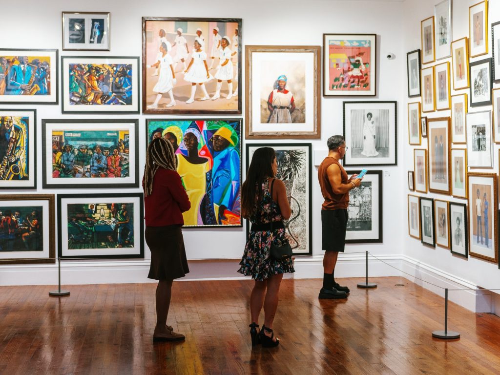 Exhibitions showcasing Bahamian art at the National Art Gallery of The Bahamas.