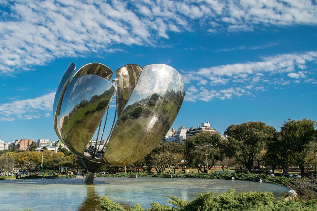 floralis generica, buenos aires, sculpture