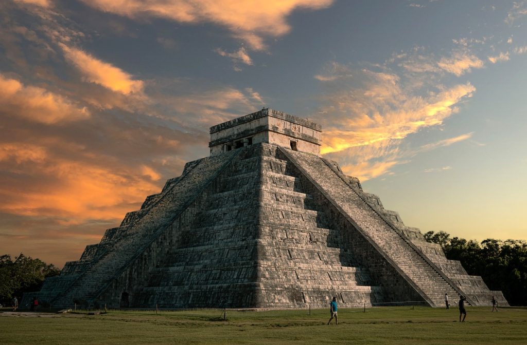 pyramid, ruins, chichen-itza